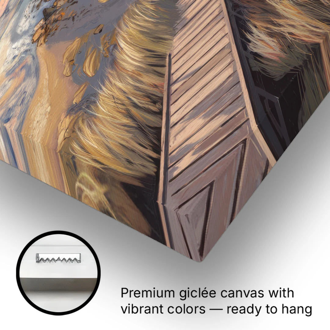 Anchorage Coastal Landscape - Canvas Wall Art - Gallery Wrap Corner