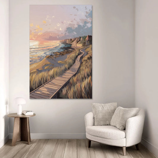 Anchorage Coastal Landscape - Canvas Wall Art - Sofa - 40x60