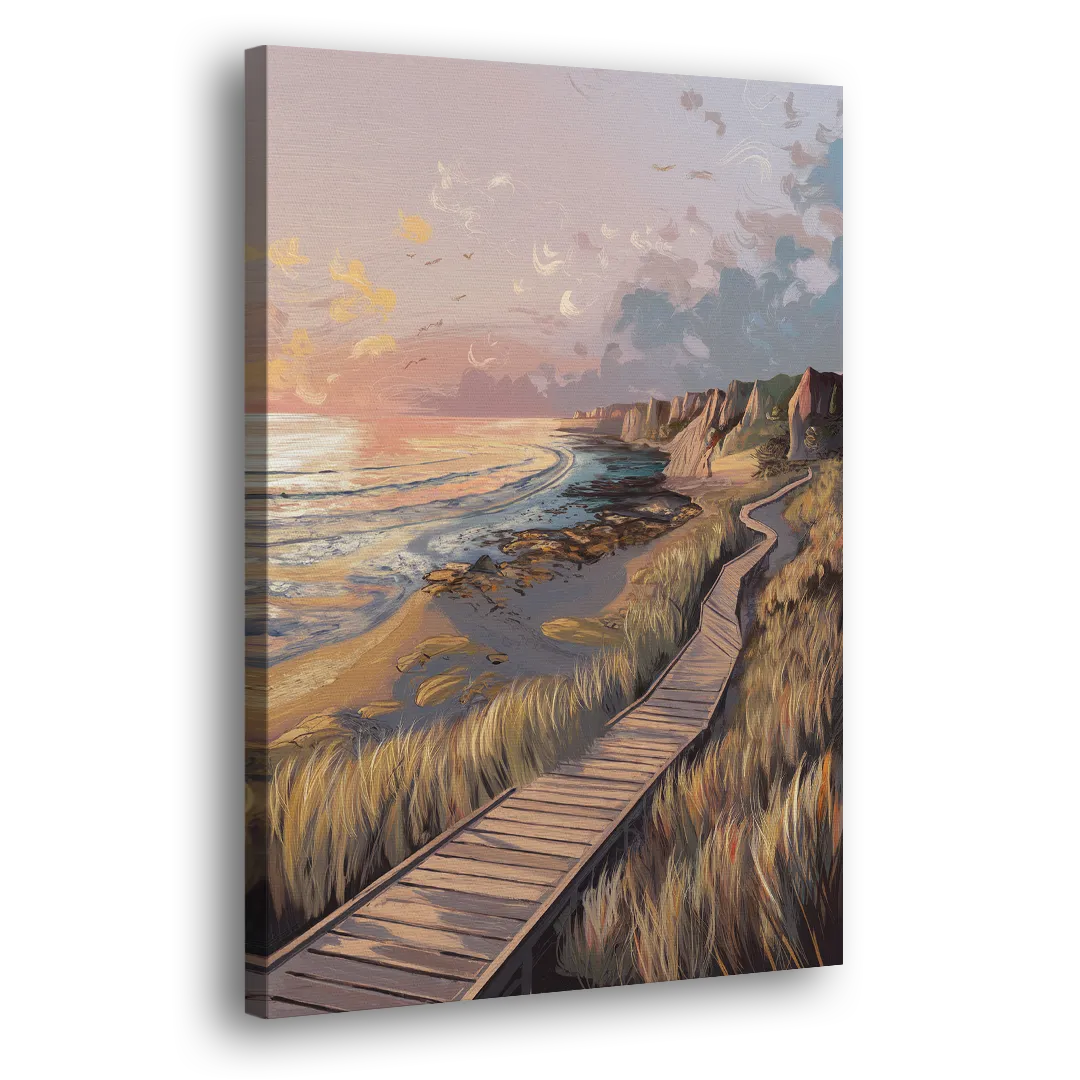 Anchorage Coastal Landscape Side - Canvas Wall Art