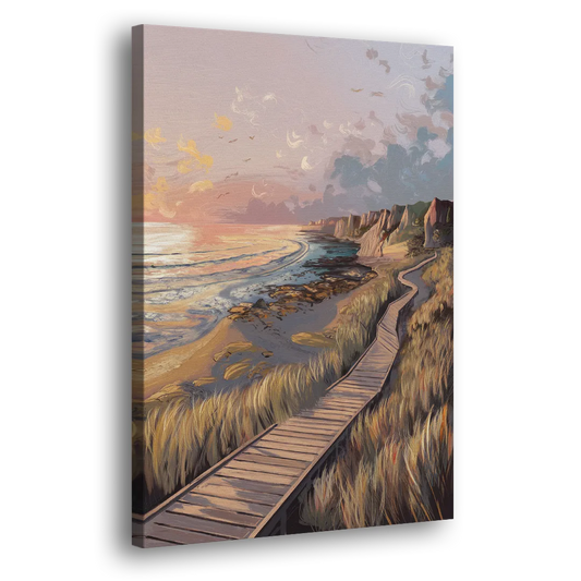 Anchorage Coastal Landscape Side - Canvas Wall Art