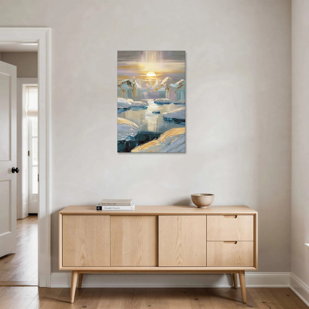 Anchorage Midnight Sun - Canvas Wall Art - Coffee Table - 24x36