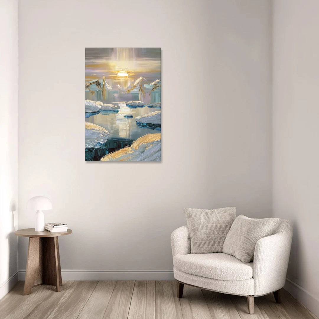 Anchorage Midnight Sun - Canvas Wall Art - Sofa - 24x36