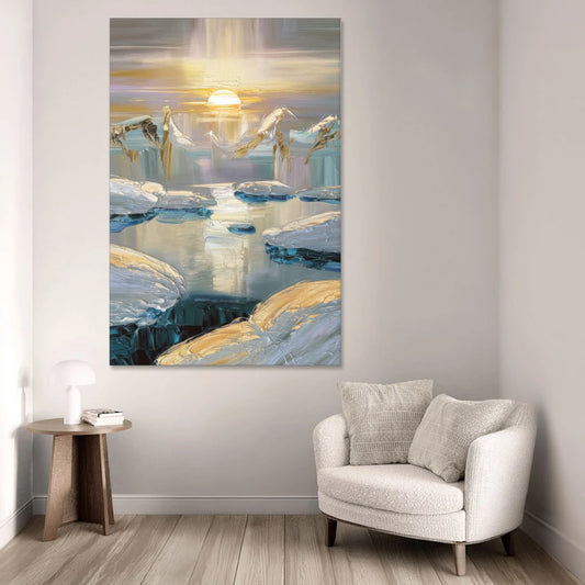 Anchorage Midnight Sun - Canvas Wall Art - Sofa - 40x60