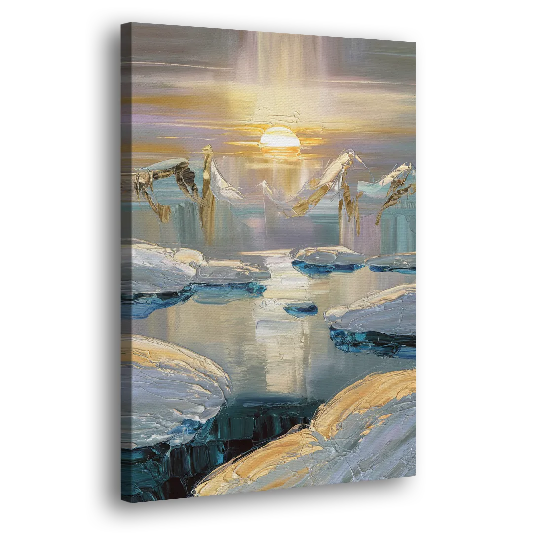 Anchorage Midnight Sun Side - Canvas Wall Art