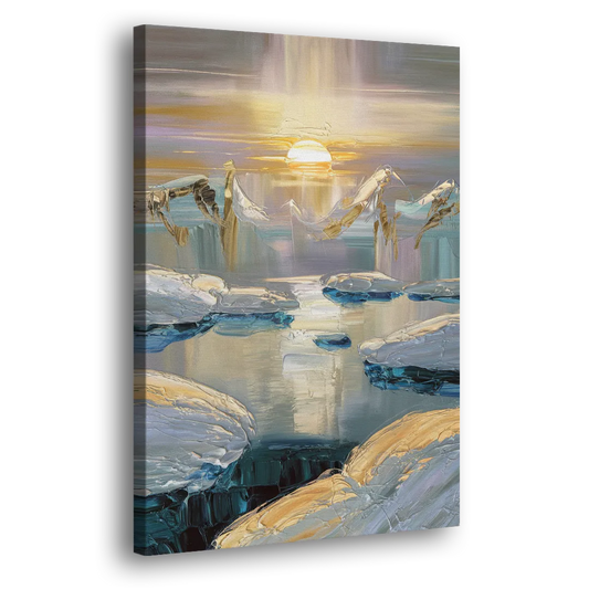 Anchorage Midnight Sun Side - Canvas Wall Art