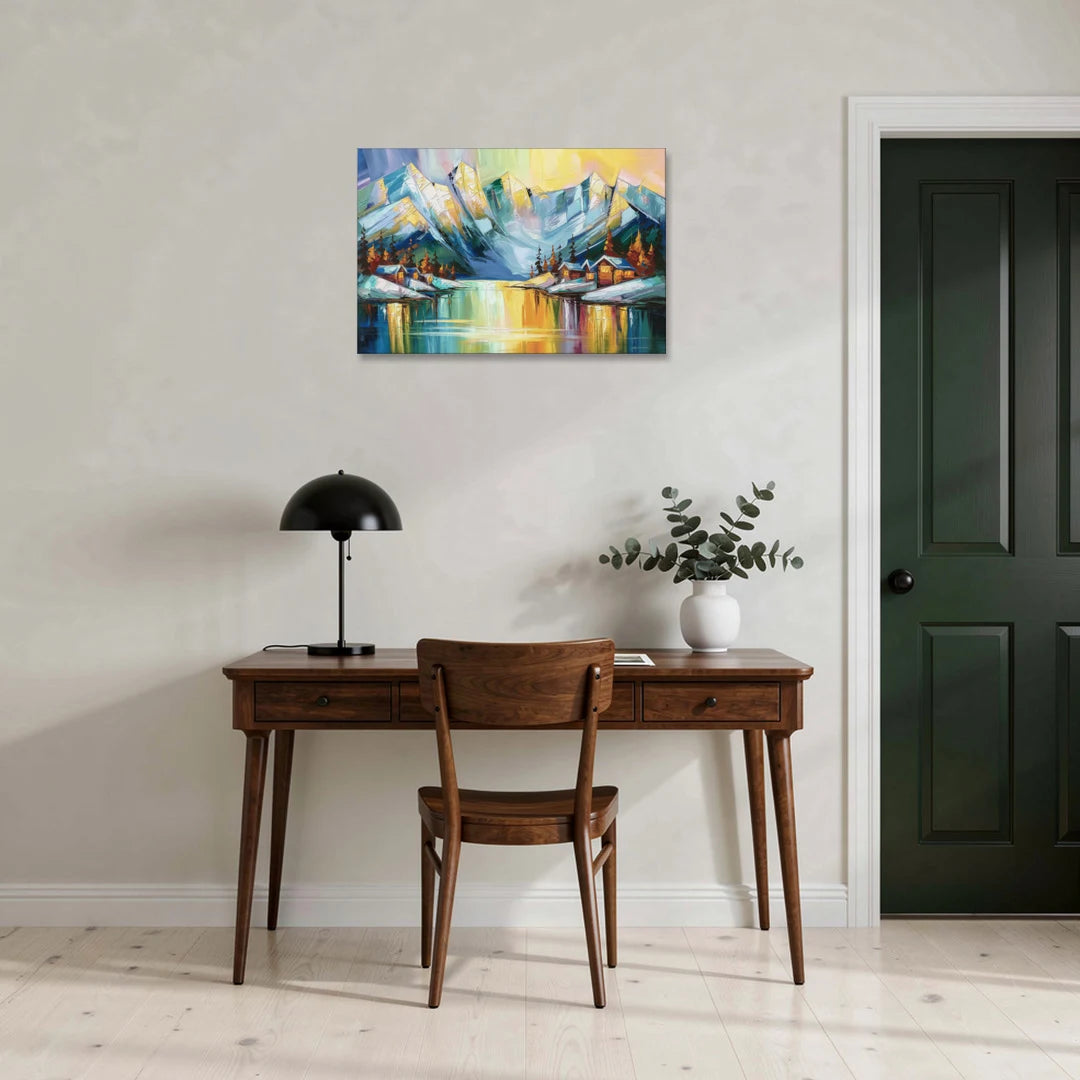 Anchorage Mountain Views - Canvas Wall Art - Office - 30x20
