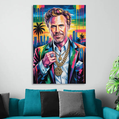 Anchorman Sitting Room - Canvas Wall Art