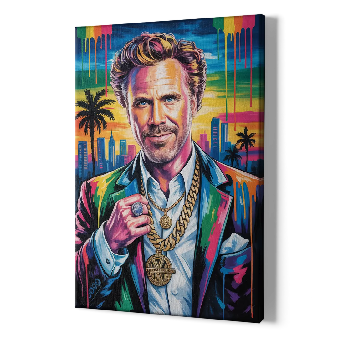 Anchorman - Canvas Print Art Sides