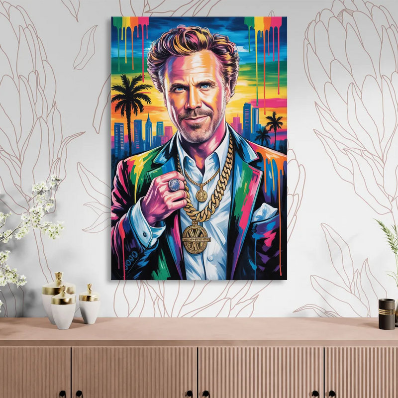 Anchorman Living Room - Canvas Wall Art