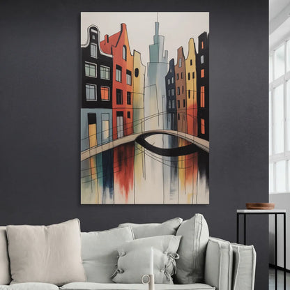 Anne Frank's Amsterdam Sitting Room - Canvas Wall Art