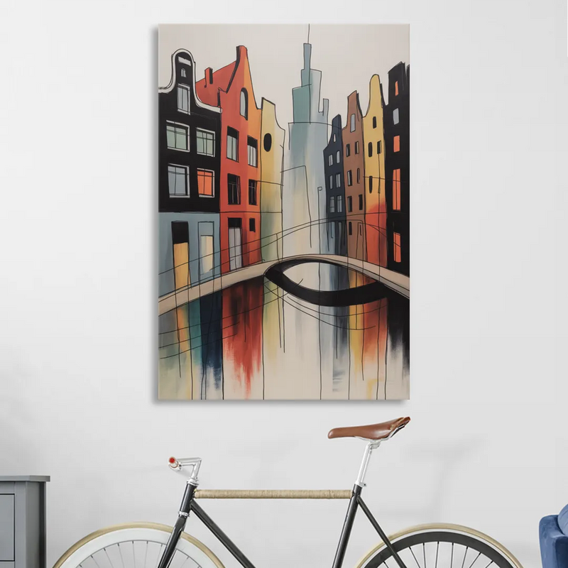 Anne Frank's Amsterdam Living Room - Canvas Wall Art