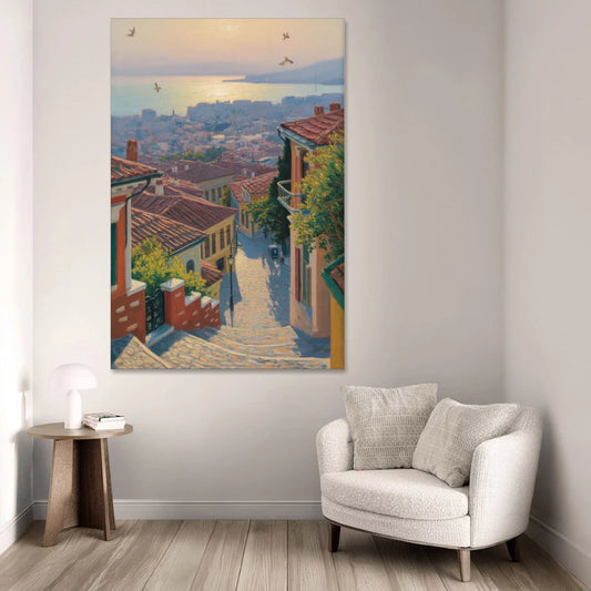 Ano Poli Views - Canvas Wall Art - Sofa - 40x60