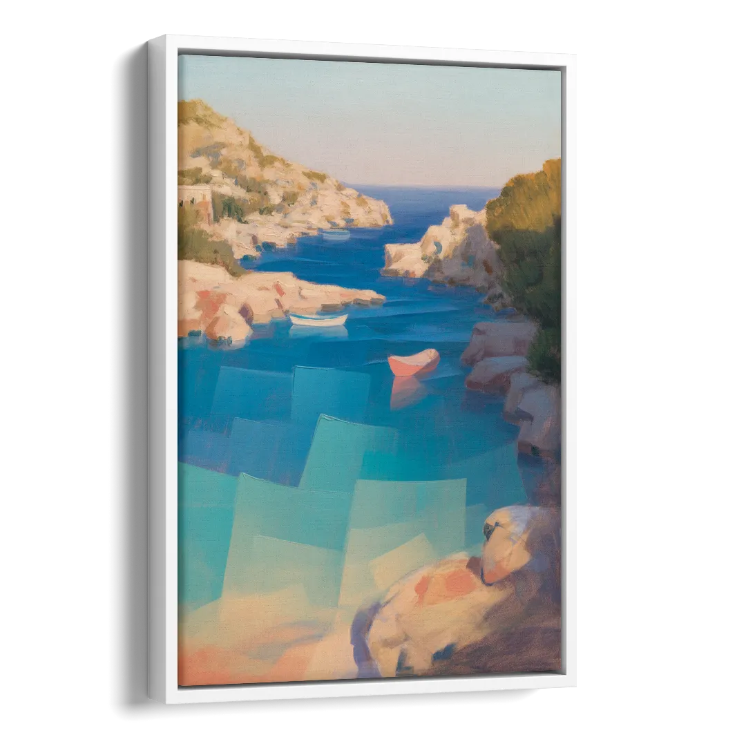 Anthony Quinn Bay Side - White Canvas Wall Art