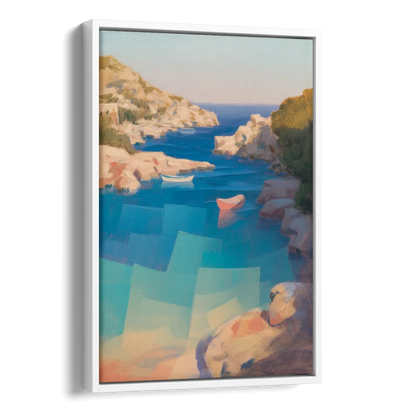 Anthony Quinn Bay Side - White Canvas Wall Art
