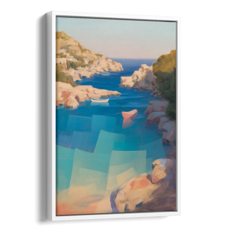 Anthony Quinn Bay Side - White Canvas Wall Art