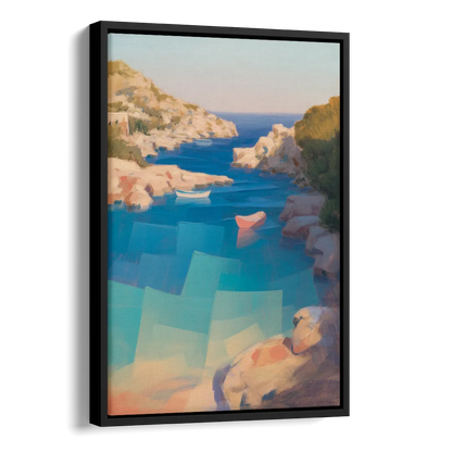 Anthony Quinn Bay Side - Black Canvas Wall Art