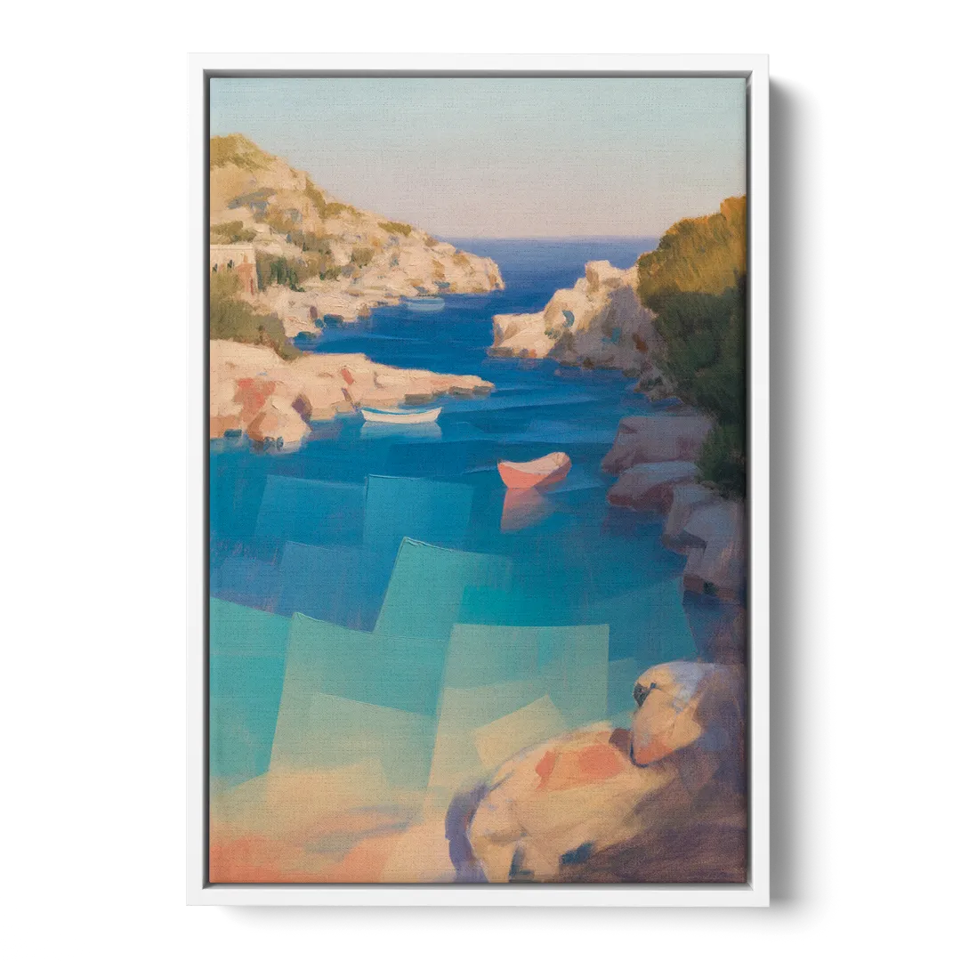 Anthony Quinn Bay Front - White Canvas Wall Art