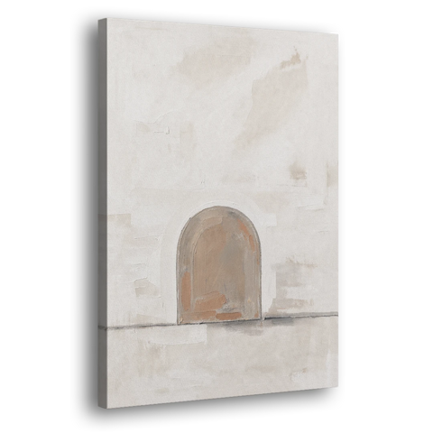 Arch Wall Art of a Brick Dust Niche - Canvas Wall Art - Side