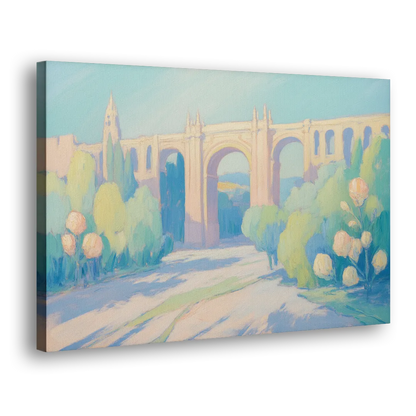 Arcos de Guadalajara Side - Canvas Wall Art