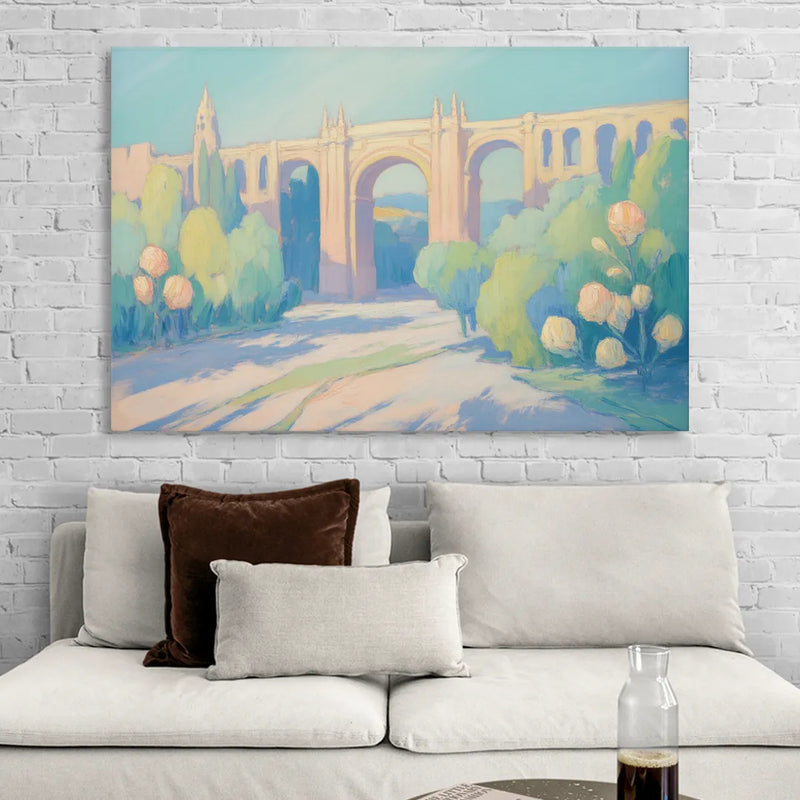 Arcos de Guadalajara Living Room - Canvas Wall Art