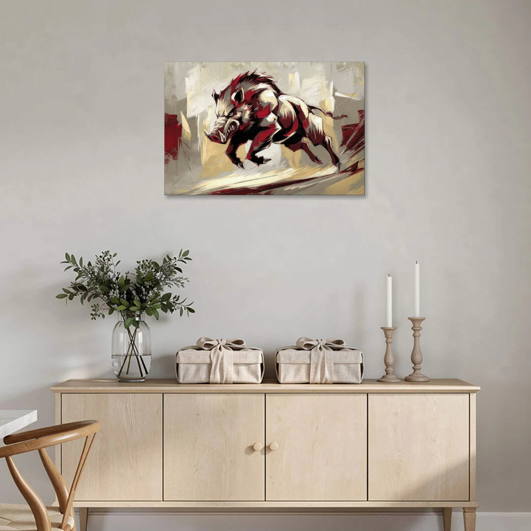Arkansas Razorbacks Pride - Canvas Wall Art - Coffee Table - 36x24