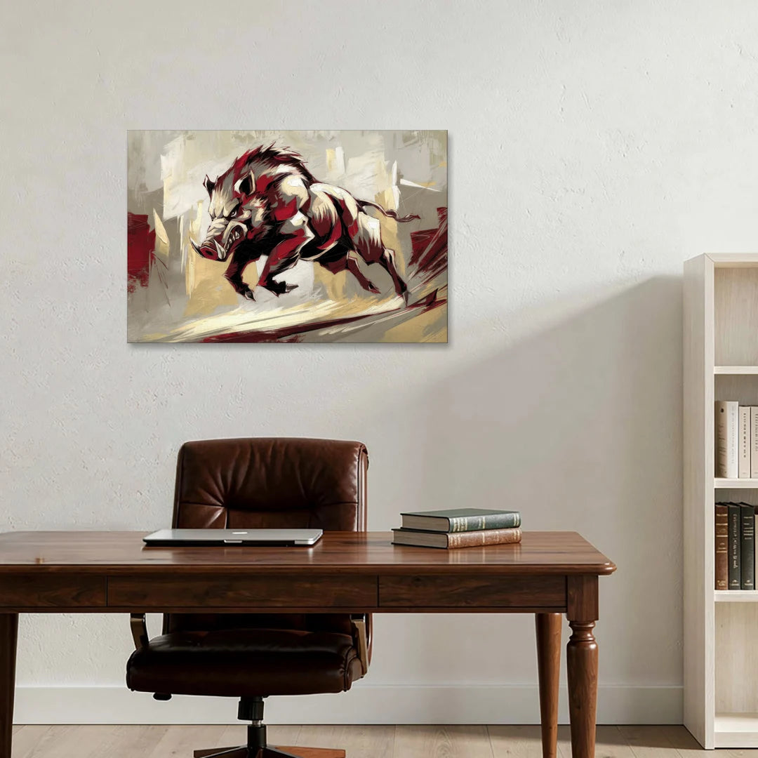 Arkansas Razorbacks Pride - Canvas Wall Art - Office - 36x24