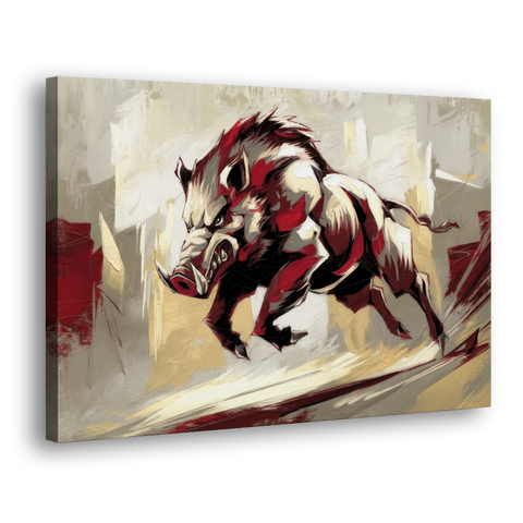 Arkansas Razorbacks Pride - Canvas Wall Art - Side