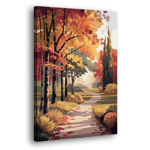 Arlington Autumn Colors - Canvas Wall Art - Side