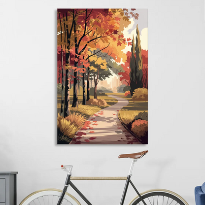 Arlington Autumn Colors Sitting Room - Canvas Wall Art