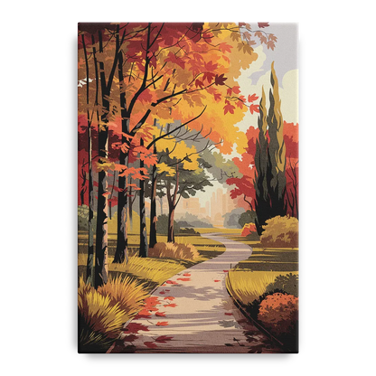 Arlington Autumn Colors Front - Canvas Wall Art