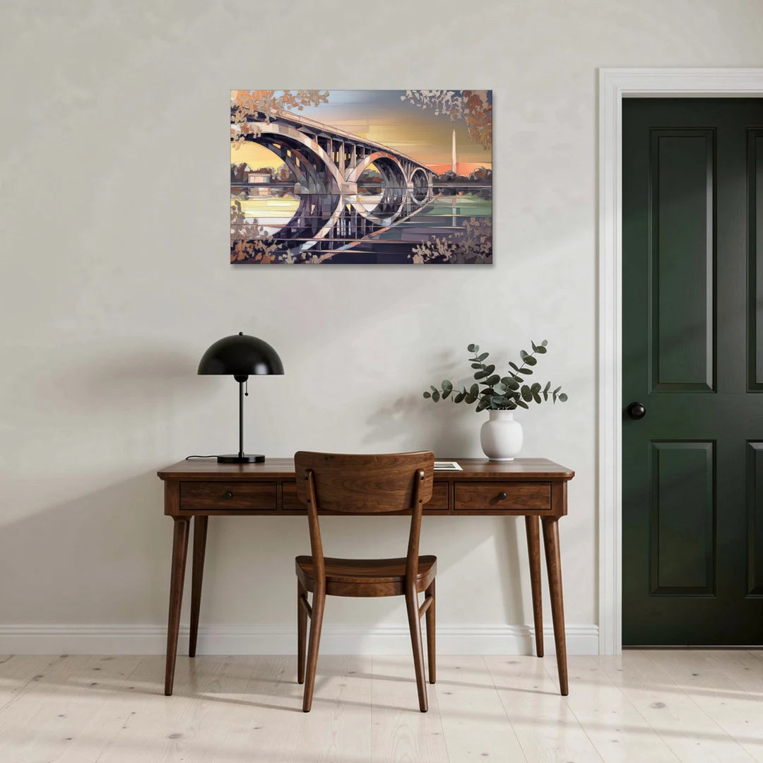 Arlington Memorial Bridge - Canvas Wall Art - Office - 36x24