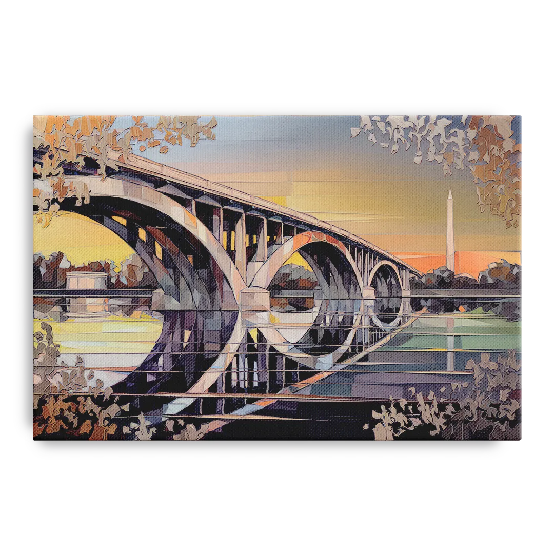 Arlington Memorial Bridge Front - Canvas Wall Art