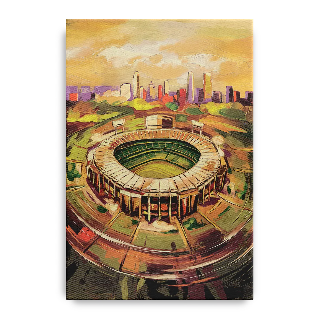 Arlington Stadium View Front - Canvas Wall Art