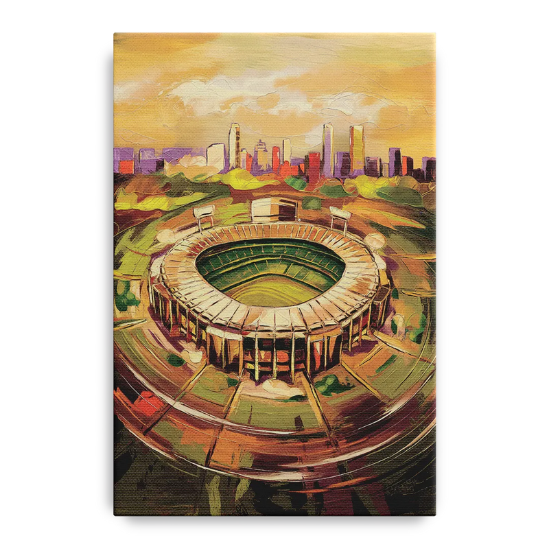 Arlington Stadium View Front - Canvas Wall Art