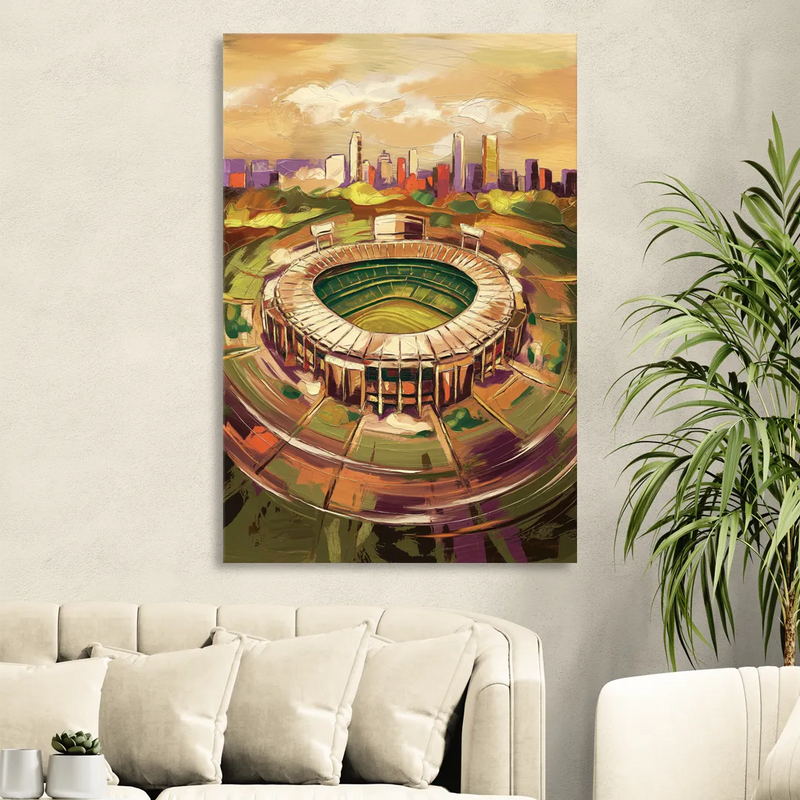 Arlington Stadium View Sitting Room - Canvas Wall Art