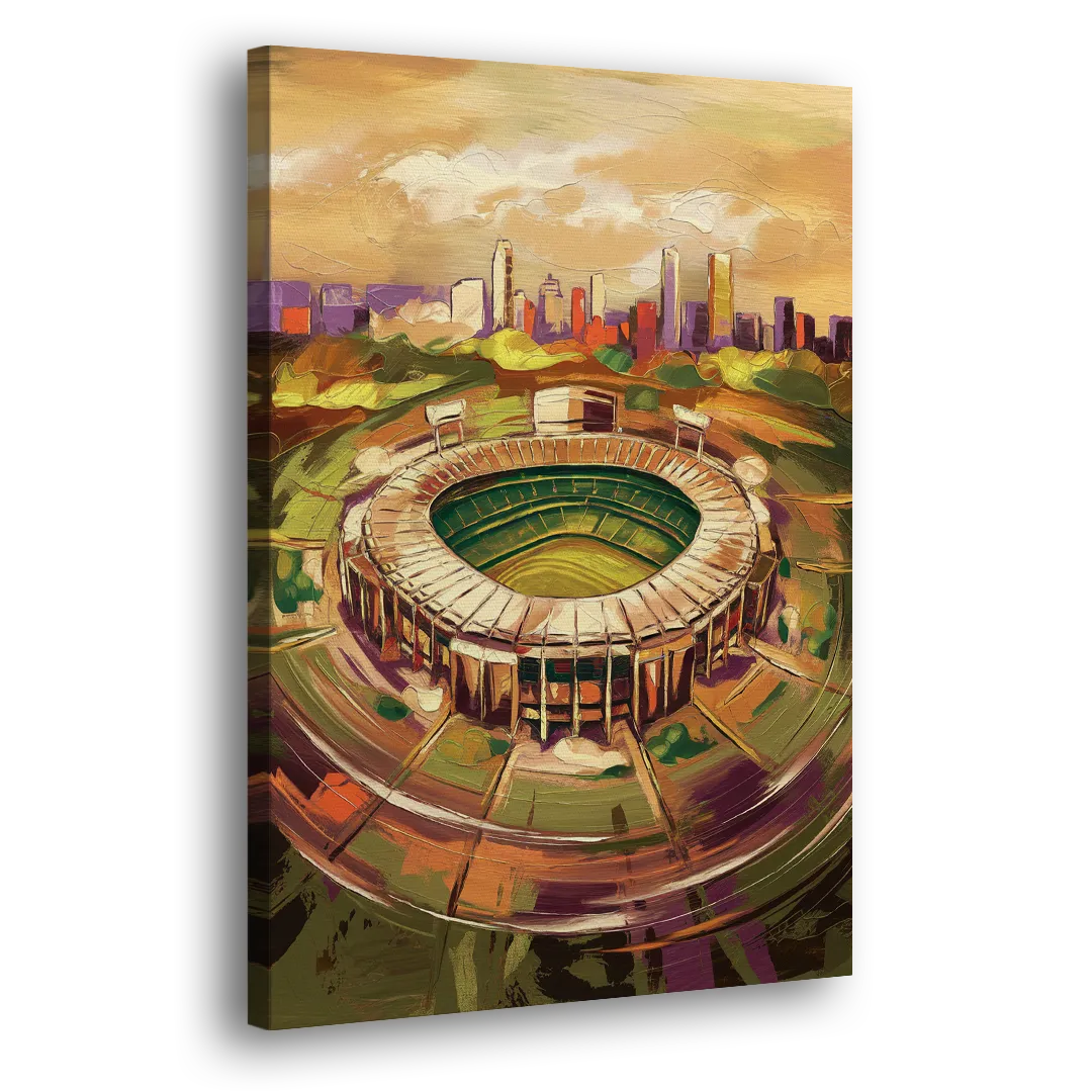 Arlington Stadium View Side - Canvas Wall Art