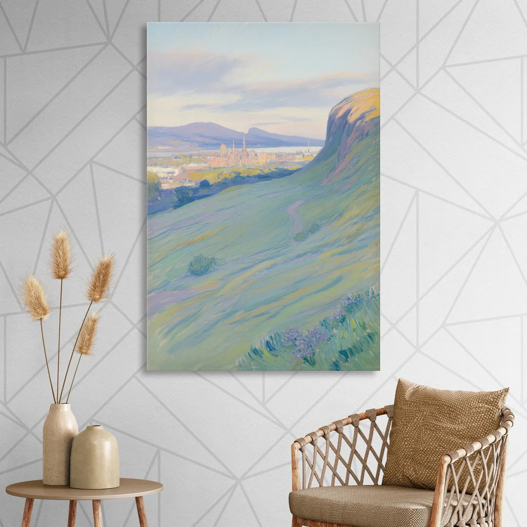 Arthur's Seat Serenity Living Room - Canvas Wall Art