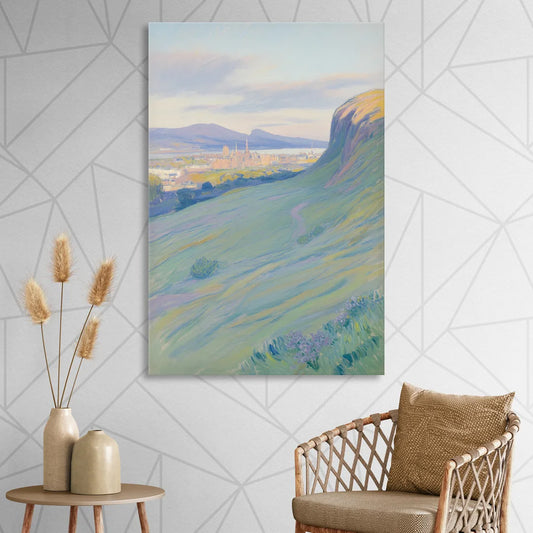 Arthur's Seat Serenity Living Room - Canvas Wall Art