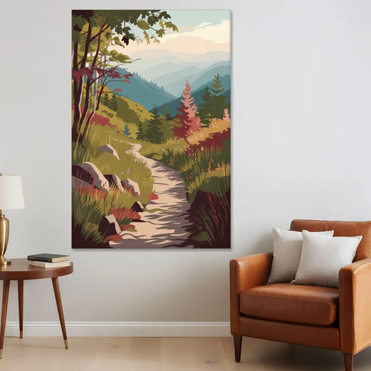 Asheville Appalachian Trail Views - Canvas Wall Art - Sofa - 40x60