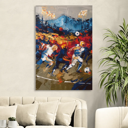 Asheville Sports Team Spirit Sitting Room - Canvas Wall Art