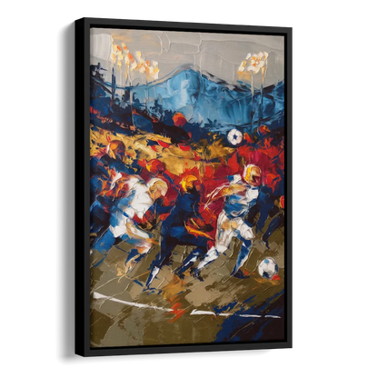 Asheville Sports Team Spirit Side - Black Canvas Wall Art