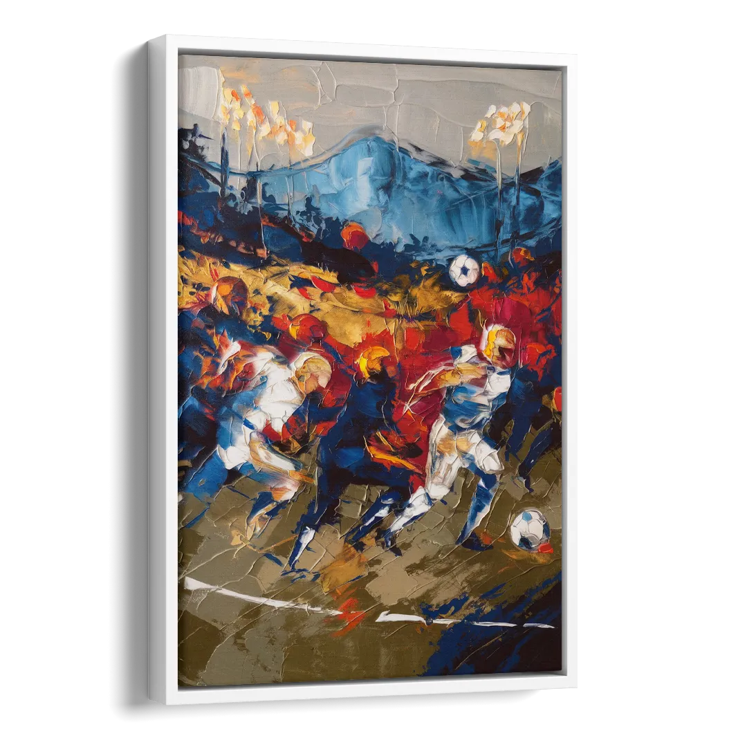 Asheville Sports Team Spirit Side - White Canvas Wall Art