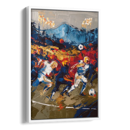 Asheville Sports Team Spirit Side - White Canvas Wall Art