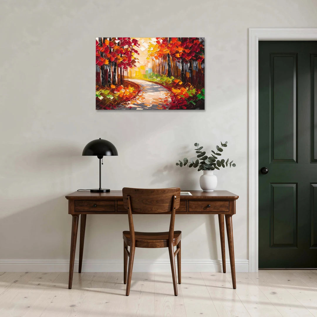 Ashland Autumn Forest - Canvas Wall Art - Office - 36x24