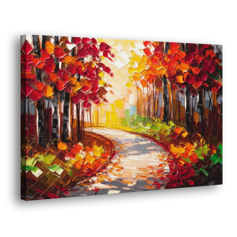 Ashland Autumn Forest - Canvas Wall Art - Side