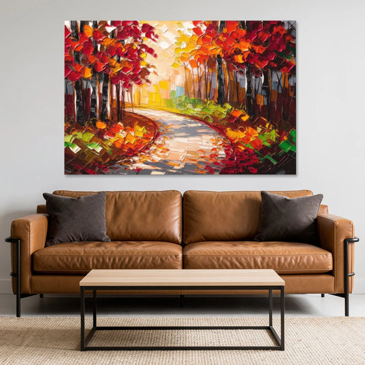 Ashland Autumn Forest - Canvas Wall Art - Sofa - 60x40