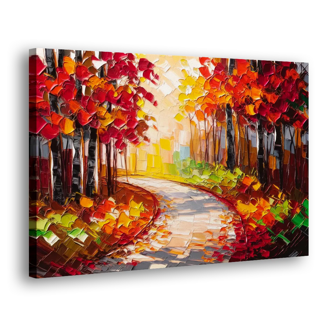 Ashland Autumn Forest Side - Canvas Wall Art