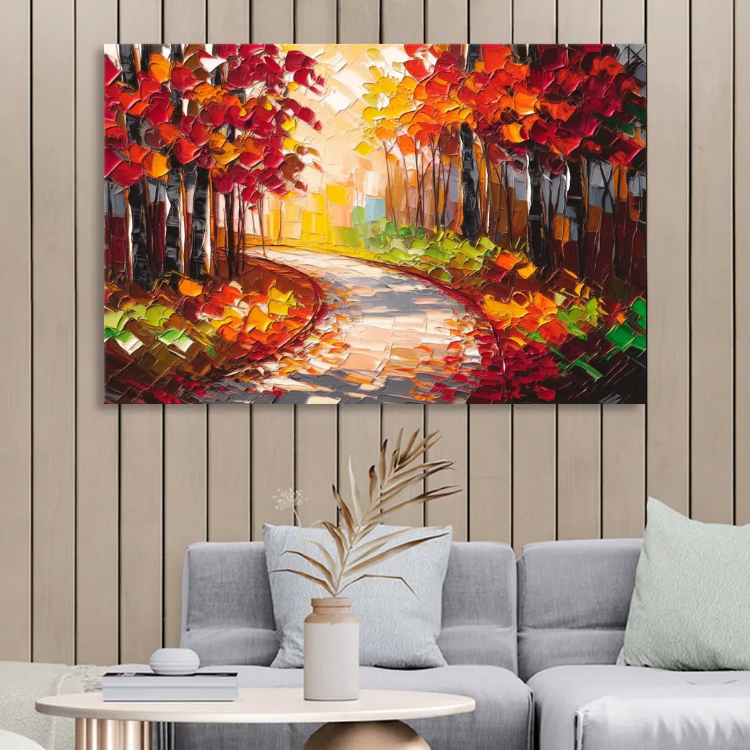 Ashland Autumn Forest Sitting Room - Canvas Wall Art