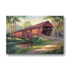 Ashland Covered Bridge - Canvas Wall Art - Front