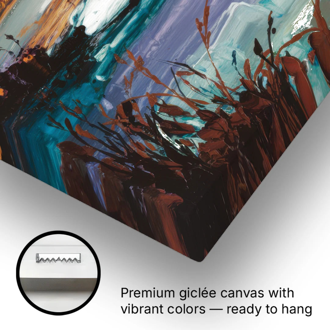 Ashland Evening Glow - Canvas Wall Art - Gallery Wrap Corner